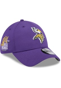 New Era Minnesota Vikings Mens Purple 2024 NFL Draft 39THIRTY Flex Hat