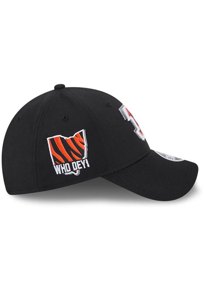 New Era Cincinnati Bengals Black 2024 NFL Draft JR 9FORTY Youth Adjustable Hat