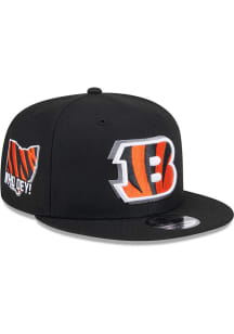New Era Cincinnati Bengals Black 2024 NFL Draft JR 9FIFTY Youth Snapback Hat