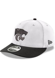 New Era K-State Wildcats 2T Black Powercat Diamond Era LP9FIFTY Adjustable Hat - White