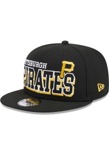 New Era Pittsburgh Pirates Black Game Day Big Name 9FIFTY Mens Snapback Hat