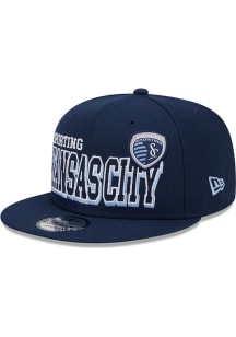 New Era Sporting Kansas City Blue Game Day Big Name 9FIFTY Mens Snapback Hat