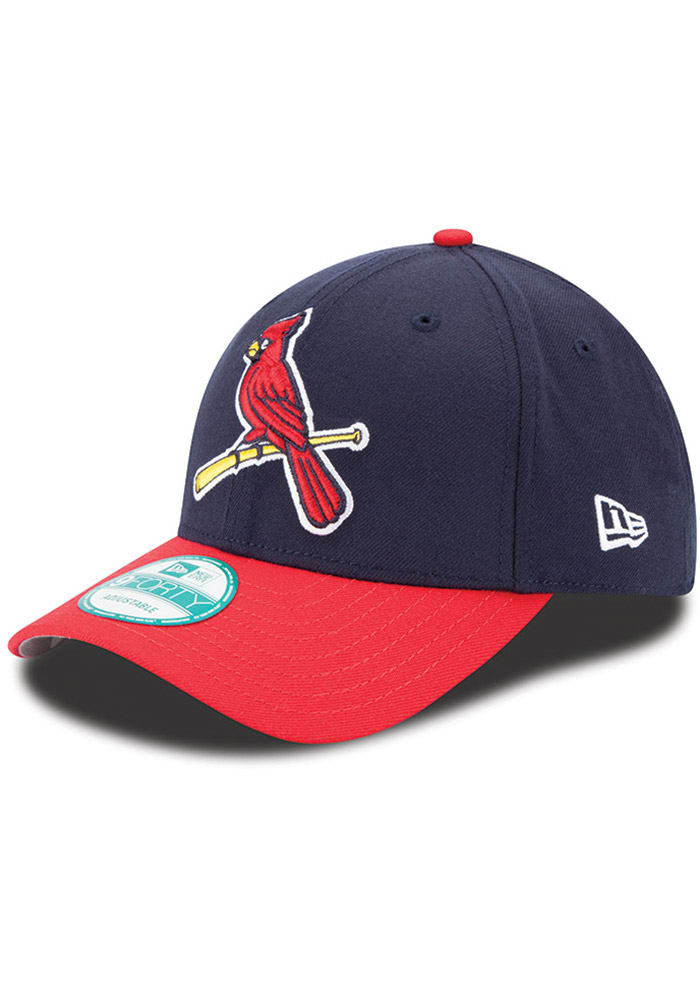 New Era St Louis Cardinals The League Adjustable Hat - Navy Blue