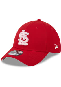 New Era St Louis Cardinals Mens Red 2024 Mothers Day 39THIRTY Flex Hat