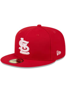New Era St Louis Cardinals Mens Red 2024 Mothers Day 59FIFTY Fitted Hat