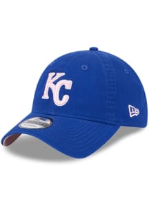 New Era Kansas City Royals 2024 Mothers Day 9TWENTY Adjustable Hat - Blue
