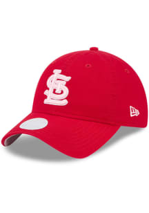 New Era St Louis Cardinals Red 2024 Mothers Day W 9TWENTY Womens Adjustable Hat