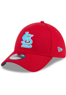 New Era St Louis Cardinals Mens Red 2024 Fathers Day 39THIRTY Flex Hat