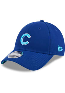 New Era Chicago Cubs 2024 Fathers Day 9FORTY Adjustable Hat - Blue