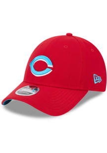 New Era Cincinnati Reds 2024 Fathers Day 9FORTY Adjustable Hat - Red