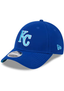 New Era Kansas City Royals 2024 Fathers Day 9FORTY Adjustable Hat - Blue