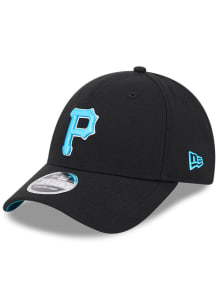 New Era Pittsburgh Pirates 2024 Fathers Day 9FORTY Adjustable Hat - Black