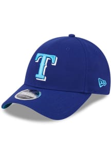 New Era Texas Rangers 2024 Fathers Day 9FORTY Adjustable Hat - Blue