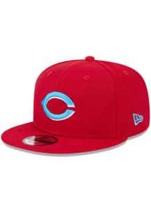 New Era Cincinnati Reds Red 2024 Fathers Day 9FIFTY Mens Snapback Hat