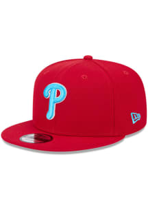New Era Philadelphia Phillies Red 2024 Fathers Day 9FIFTY Mens Snapback Hat
