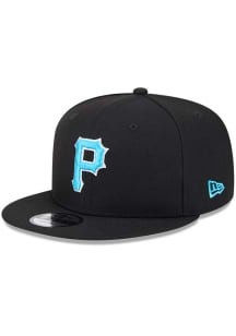 New Era Pittsburgh Pirates Black 2024 Fathers Day 9FIFTY Mens Snapback Hat