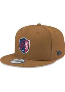 New Era St Louis City SC Brown Primary Crest 9FIFTY Mens Snapback Hat