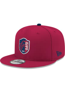 New Era St Louis City SC Red Primary Crest 9FIFTY Mens Snapback Hat