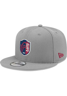 New Era St Louis City SC Grey Primary Crest 9FIFTY Mens Snapback Hat
