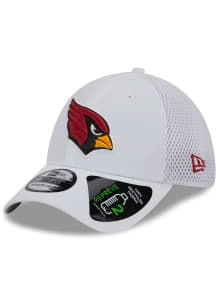 New Era Arizona Cardinals Mens White Game Day Recycled 39THIRTY Flex Hat