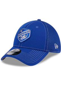 New Era FC Cincinnati Mens Blue Game Day Contrast Thread 39THIRTY Flex Hat