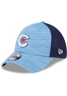New Era Chicago Cubs Mens Blue Game Day TC Distinct 2T 39THIRTY Flex Hat