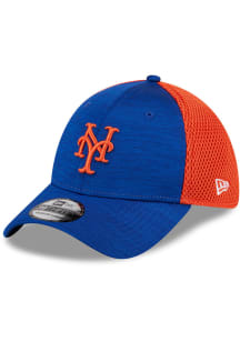 New Era New York Mets Mens Blue Game Day TC Distinct 2T 39THIRTY Flex Hat