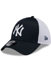 New Era New York Yankees Mens Navy Blue Game Day TC Distinct 2T 39THIRTY Flex Hat