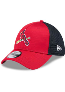 New Era St Louis Cardinals Mens Red Game Day TC Distinct 2T 39THIRTY Flex Hat