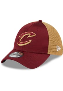 New Era Cleveland Cavaliers Mens Maroon Game Day TC Distinct 2T 39THIRTY Flex Hat