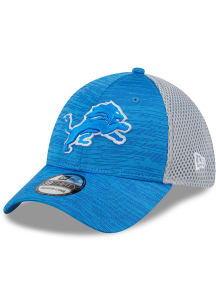New Era Detroit Lions Mens Blue Game Day TC Distinct 2T 39THIRTY Flex Hat