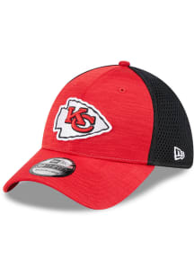 New Era Kansas City Chiefs Mens Red Game Day TC Distinct 2T 39THIRTY Flex Hat