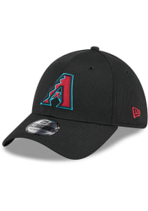 New Era Arizona Diamondbacks Mens Black Active 39THIRTY Flex Hat