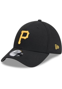 New Era Pittsburgh Pirates Mens Black Active 39THIRTY Flex Hat