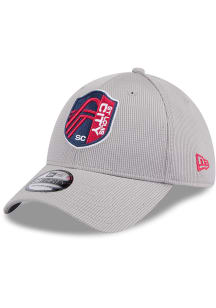 New Era St Louis City SC Mens Grey Active 39THIRTY Flex Hat
