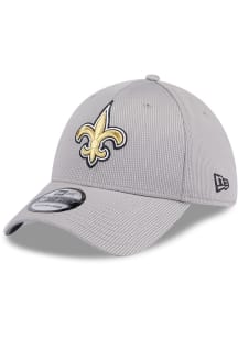 New Era New Orleans Saints Mens Grey Active 39THIRTY Flex Hat
