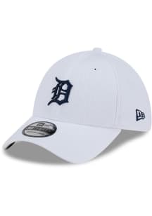 New Era Detroit Tigers Mens White Active 39THIRTY Flex Hat
