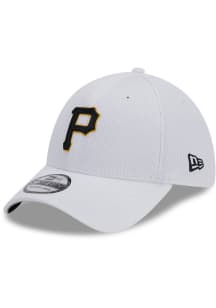 New Era Pittsburgh Pirates Mens White Active 39THIRTY Flex Hat