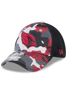 New Era Arizona Cardinals Mens Black 2T Active Training Camo 39THIRTY Flex Hat