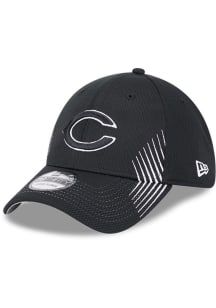 New Era Chicago Bears Mens Black Active Arrow Stitch 39THIRTY Flex Hat