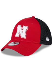 Nebraska Cornhuskers New Era 2T Evergreen Neo JR 39THIRTY Youth Flex Hat - Red
