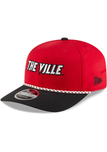 New Era Louisville Cardinals Rope 9SEVENTY Stretch Snap Adjustable Hat - Red