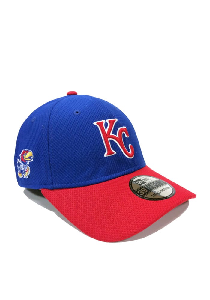 New Era Kansas City Royals Mens Blue Co Branded 3930 Flex Hat
