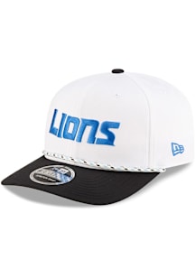 New Era Detroit Lions Rope 9SEVENTY Stretch Snap Adjustable Hat - Black