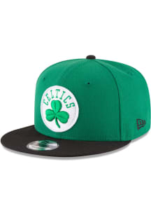 New Era Boston Celtics Green 2T Clover Logo Basic Snap 9FIFTY Mens Snapback Hat