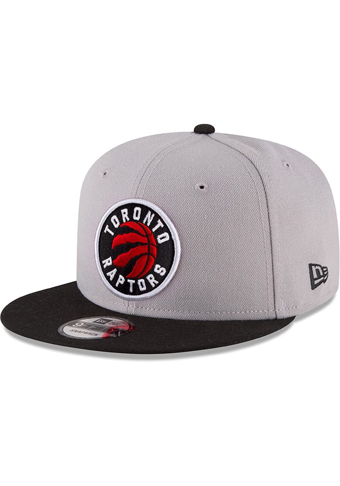 Toronto Raptors New Era 2T Alt Logo Basic 9FIFTY Snapback Hat - GREY