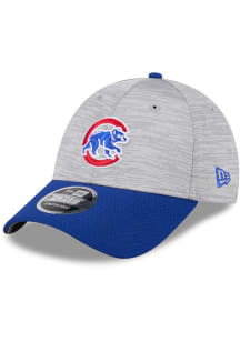 New Era Chicago Cubs 2T Active Snap 9FORTY Adjustable Hat - Grey