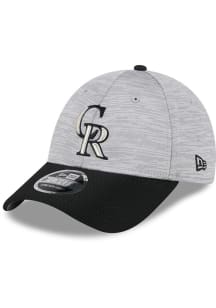 New Era Colorado Rockies 2T Active Snap 9FORTY Adjustable Hat - Grey