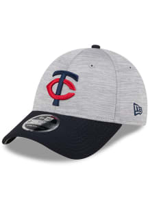 New Era Minnesota Twins 2T Active Snap 9FORTY Adjustable Hat - Grey