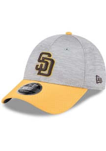 New Era San Diego Padres 2T Active Snap 9FORTY Adjustable Hat - Grey